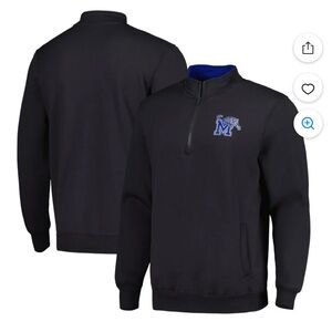Men’s Memphis Tigers Tortugas Logo  Colosseum   Quarter-Zip Jacket